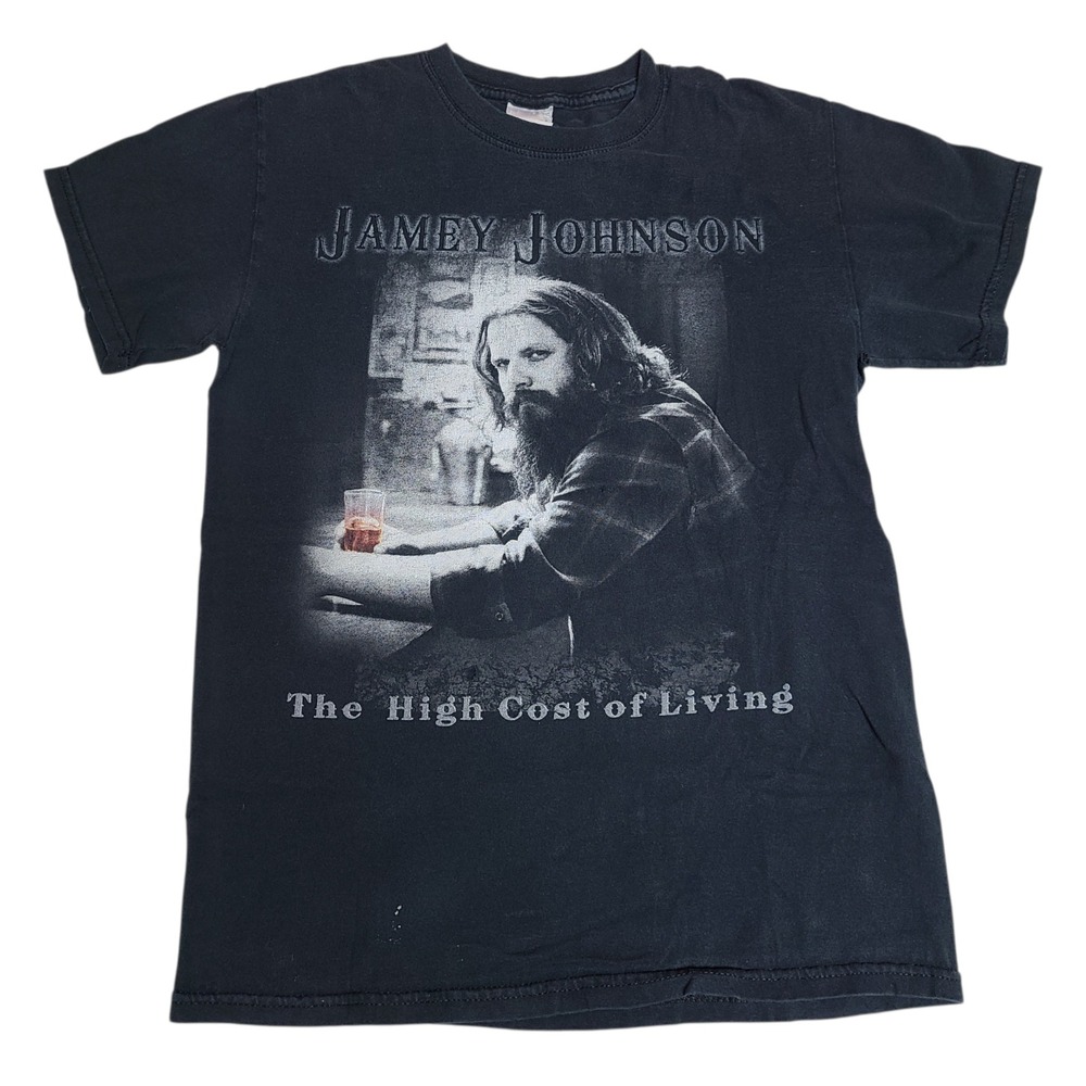 Vintage Jamey Johnson The High Cost of Living Tour Tee Size Small Double Sided